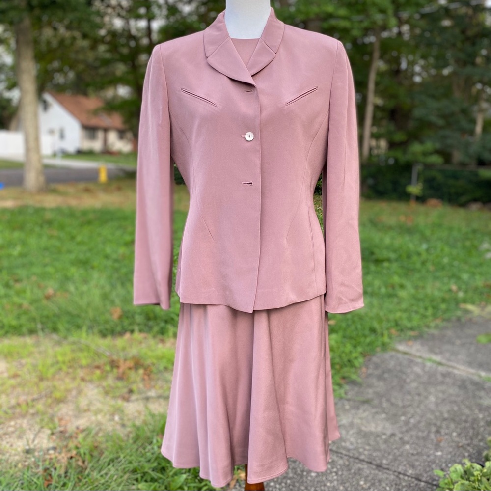 TAHARI Silk Dress and Jacket